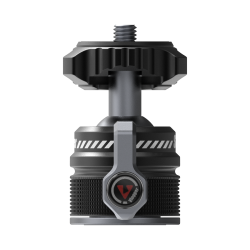 1/4” Swivel Mini Tripod Ball Head with Cold Shoe Mount
