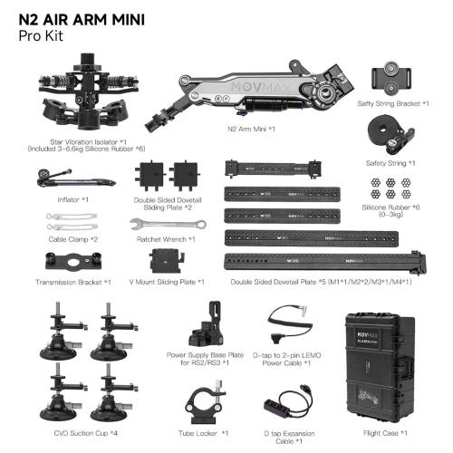 MOVMAX N2 Air Arm Mini--Pro Kit